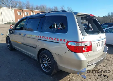 2007 Honda Odyssey Touring from USA, damaged, VIN 5FNRL38877B097994
